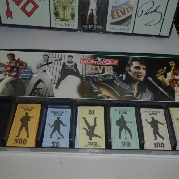 GUC, MONOPOLY ELVIS COLLECTORS EDITION 25TH ANNIVERSARY - Picture 2 of 4